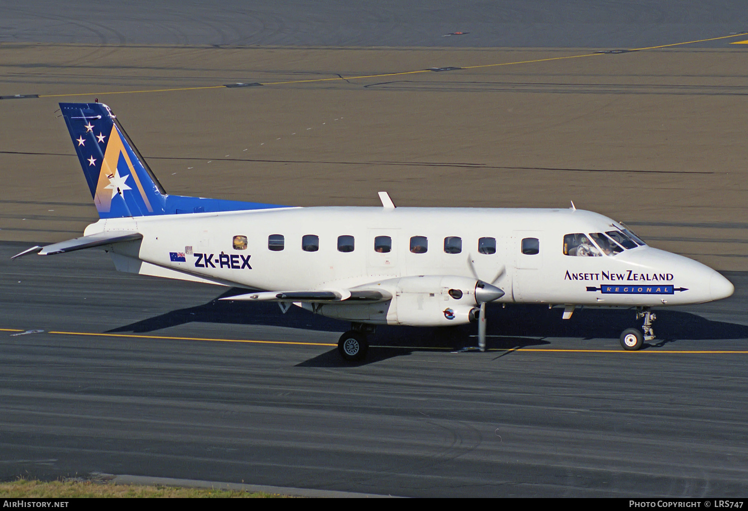 Aircraft Photo of ZK-REX | Embraer EMB-110P1 Bandeirante | Ansett New Zealand Regional | AirHistory.net #322708