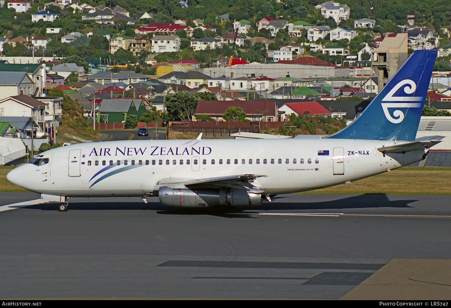 Aircraft Photo of ZK-NAX | Boeing 737-219/Adv | Air New Zealand | AirHistory.net #322711