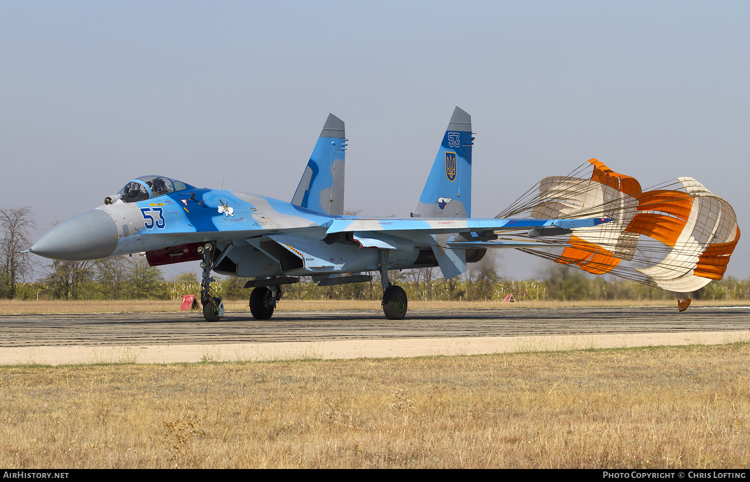 Aircraft Photo of 53 blue Sukhoi Su 27S Ukraine Air Force AirHistory 322724