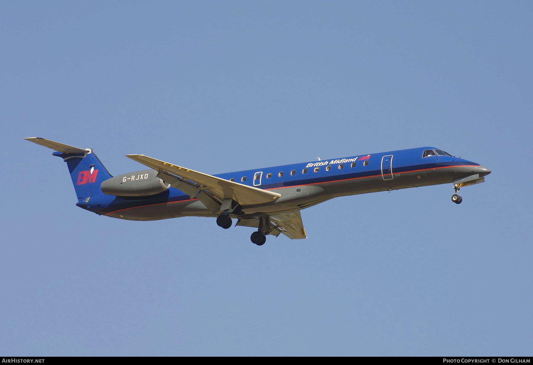 Aircraft Photo of G-RJXD | Embraer ERJ-145EP (EMB-145EP) | British Midland Airways - BMA | AirHistory.net #322730