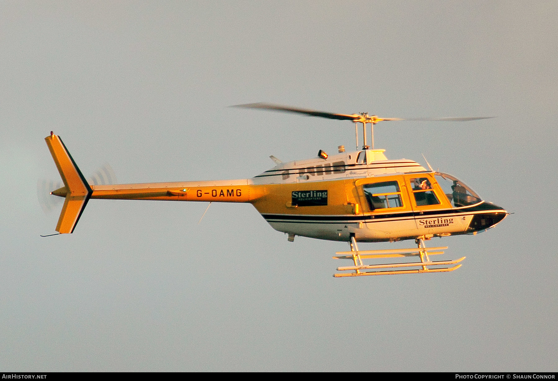 Aircraft Photo of G-OAMG | Bell 206B-3 JetRanger III | Sterling Helicopters | AirHistory.net #322757