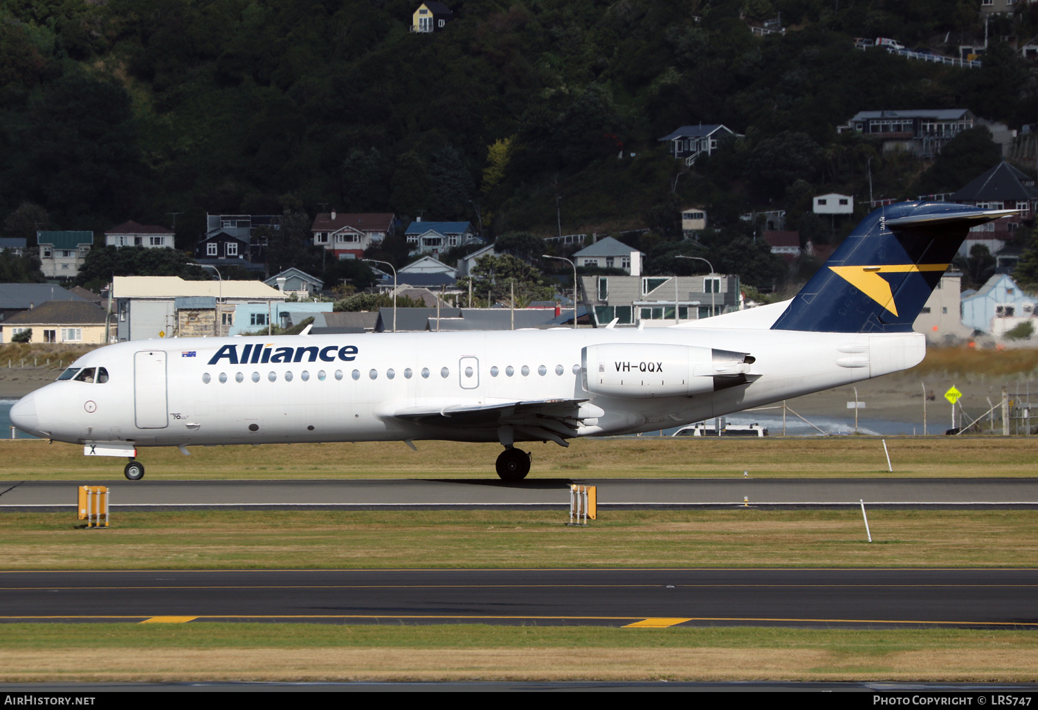 Aircraft Photo of VH-QQX | Fokker 70 (F28-0070) | Alliance Airlines | AirHistory.net #322759
