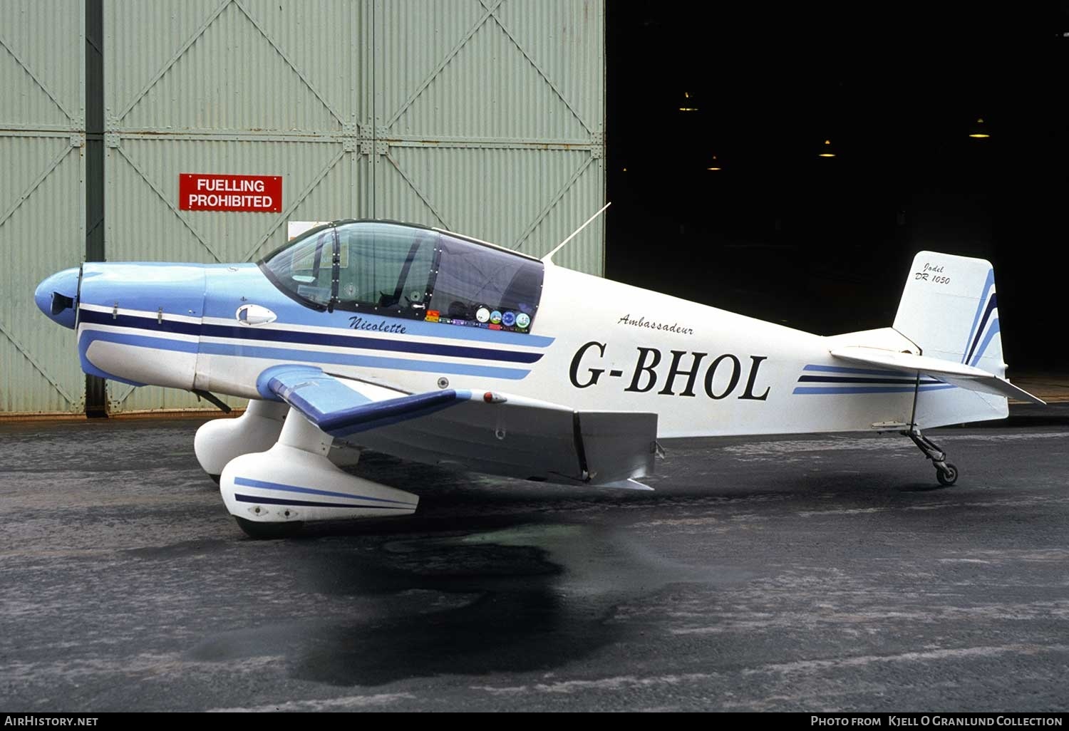 Aircraft Photo of G-BHOL | Jodel DR-1050 Ambassadeur | AirHistory.net #322769