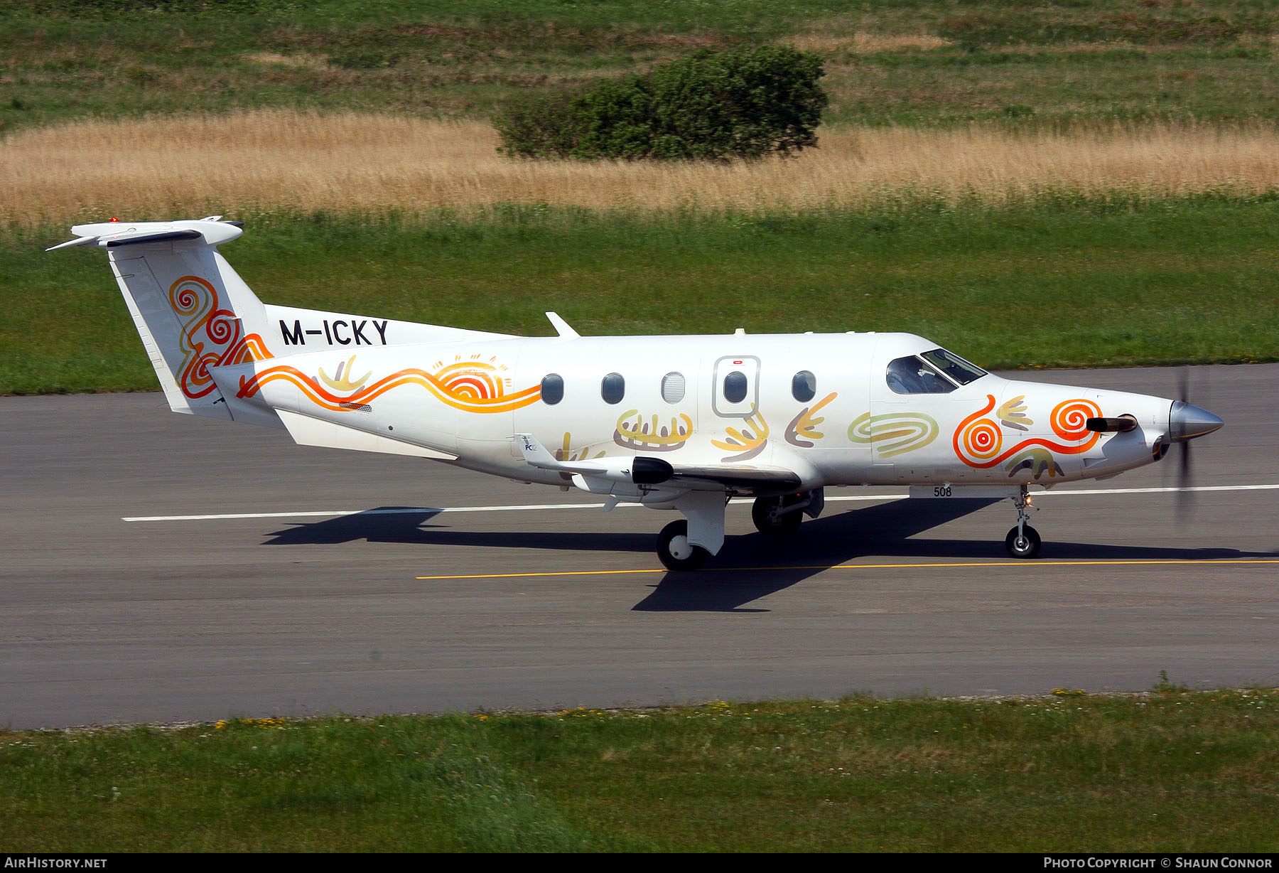 Aircraft Photo of M-ICKY | Pilatus PC-12/45 | AirHistory.net #322795
