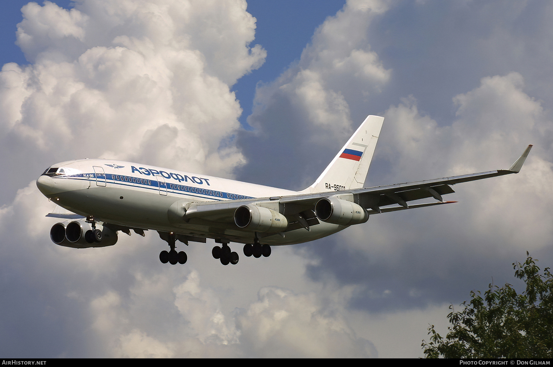 Aircraft Photo of RA-96011 | Ilyushin Il-96-300 | Aeroflot | AirHistory.net #322825