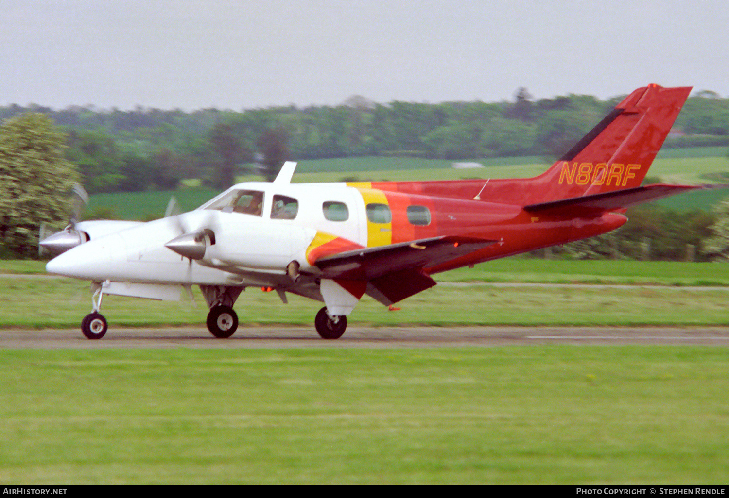 Aircraft Photo of N80RF | Beech 60 Duke | AirHistory.net #322827