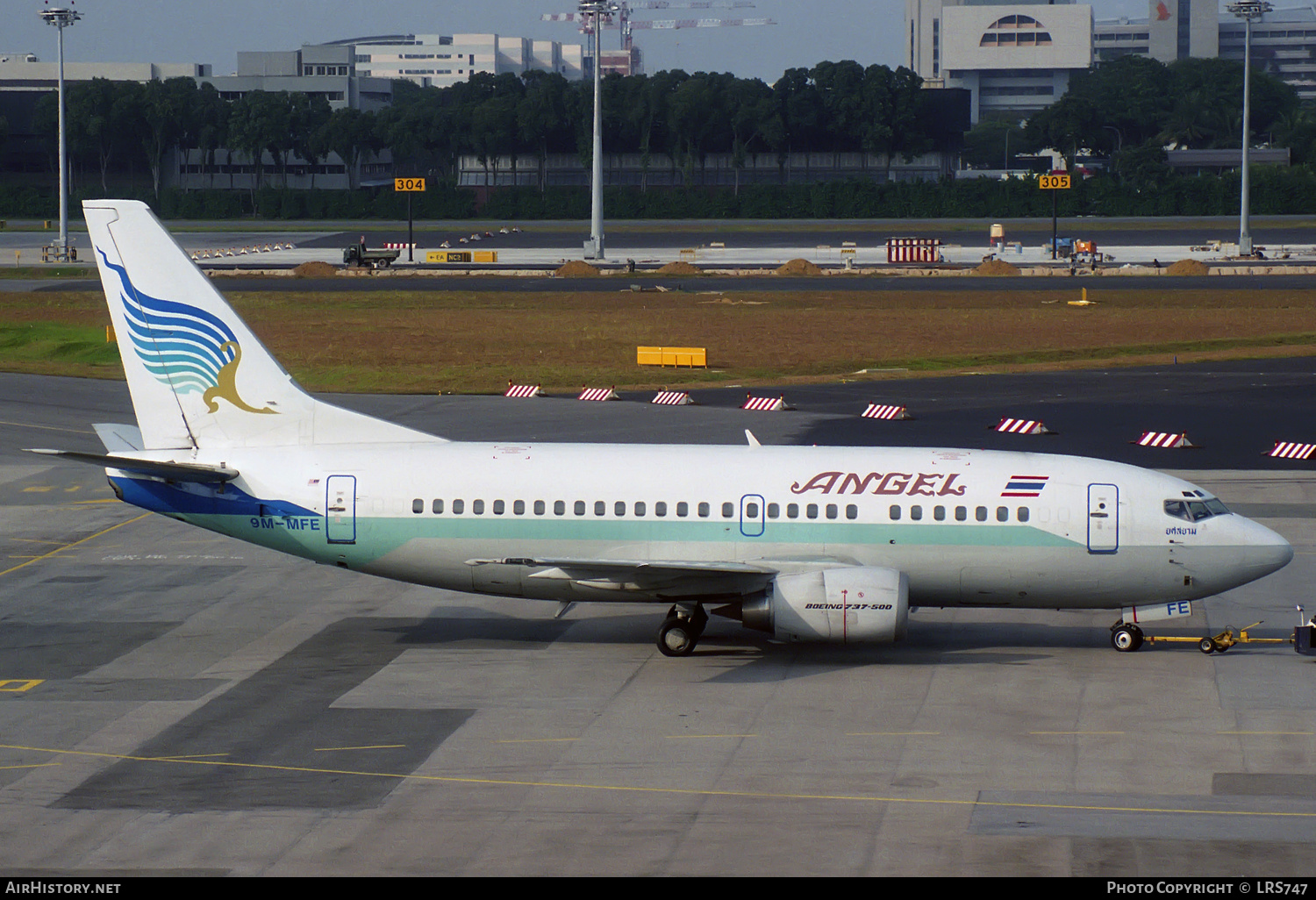 Aircraft Photo of 9M-MFE | Boeing 737-5H6 | Angel Air | AirHistory.net #322849