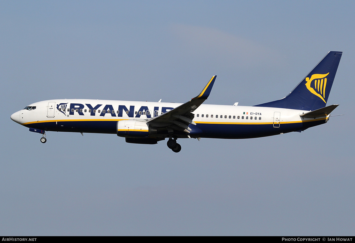 Aircraft Photo of EI-DYA | Boeing 737-8AS | Ryanair | AirHistory.net #322884