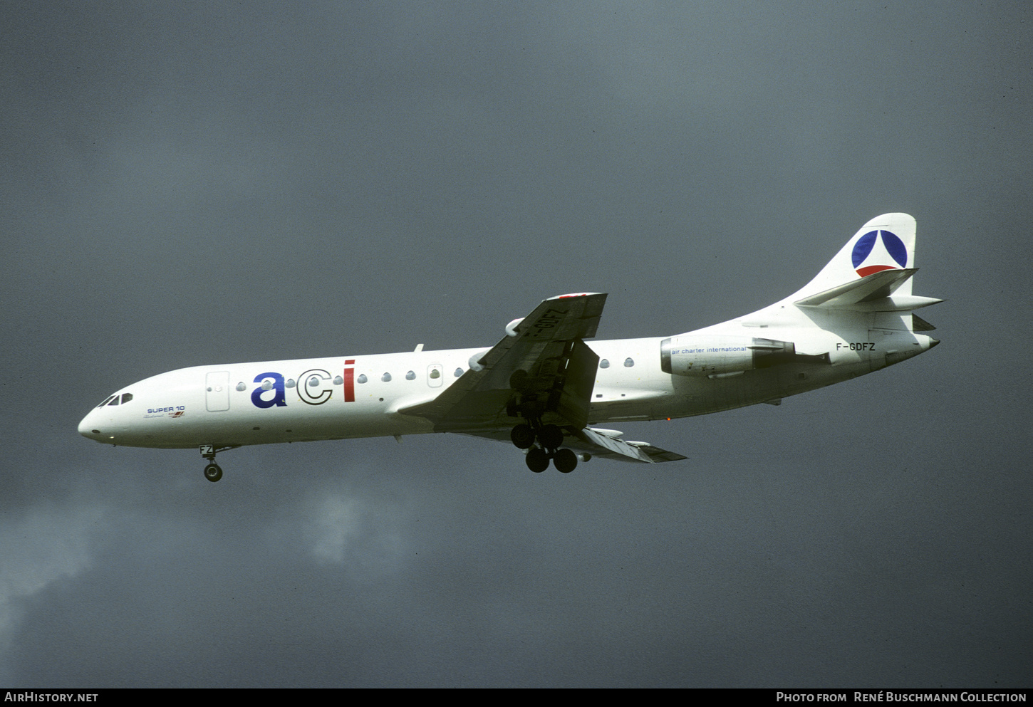 Aircraft Photo of F-GDFZ | Sud SE-210 Caravelle 10B3 Super B | Air Charter International - ACI | AirHistory.net #322906