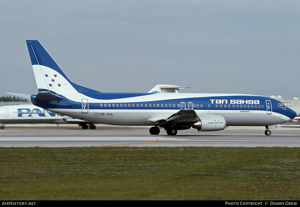 Aircraft Photo of HR-SHL | Boeing 737-4Y0 | SAHSA - Servicio Aéreo de Honduras | AirHistory.net #322907