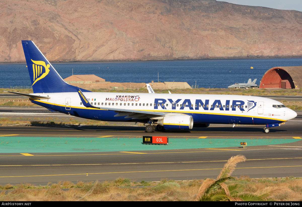 Aircraft Photo of EI-EPD | Boeing 737-8AS | Ryanair | AirHistory.net #322915