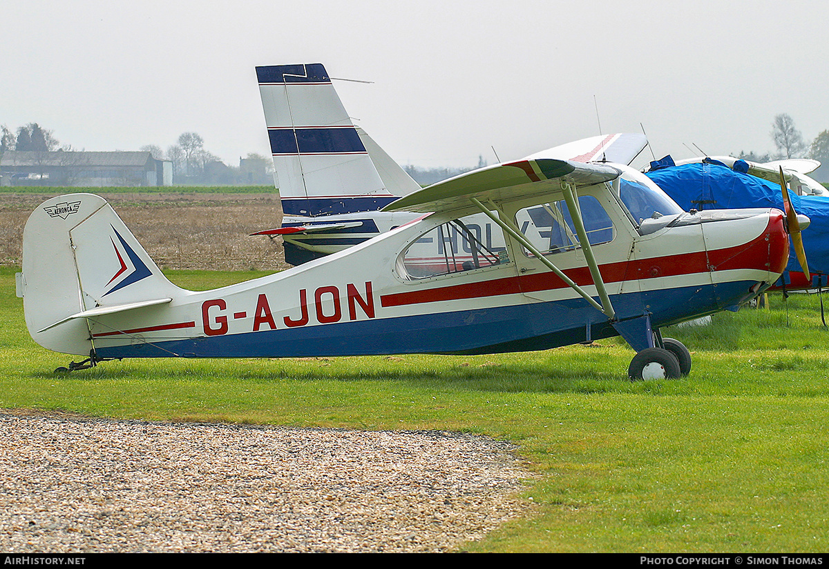 Aircraft Photo of G-AJON | Aeronca 7AC Champion | AirHistory.net #322929