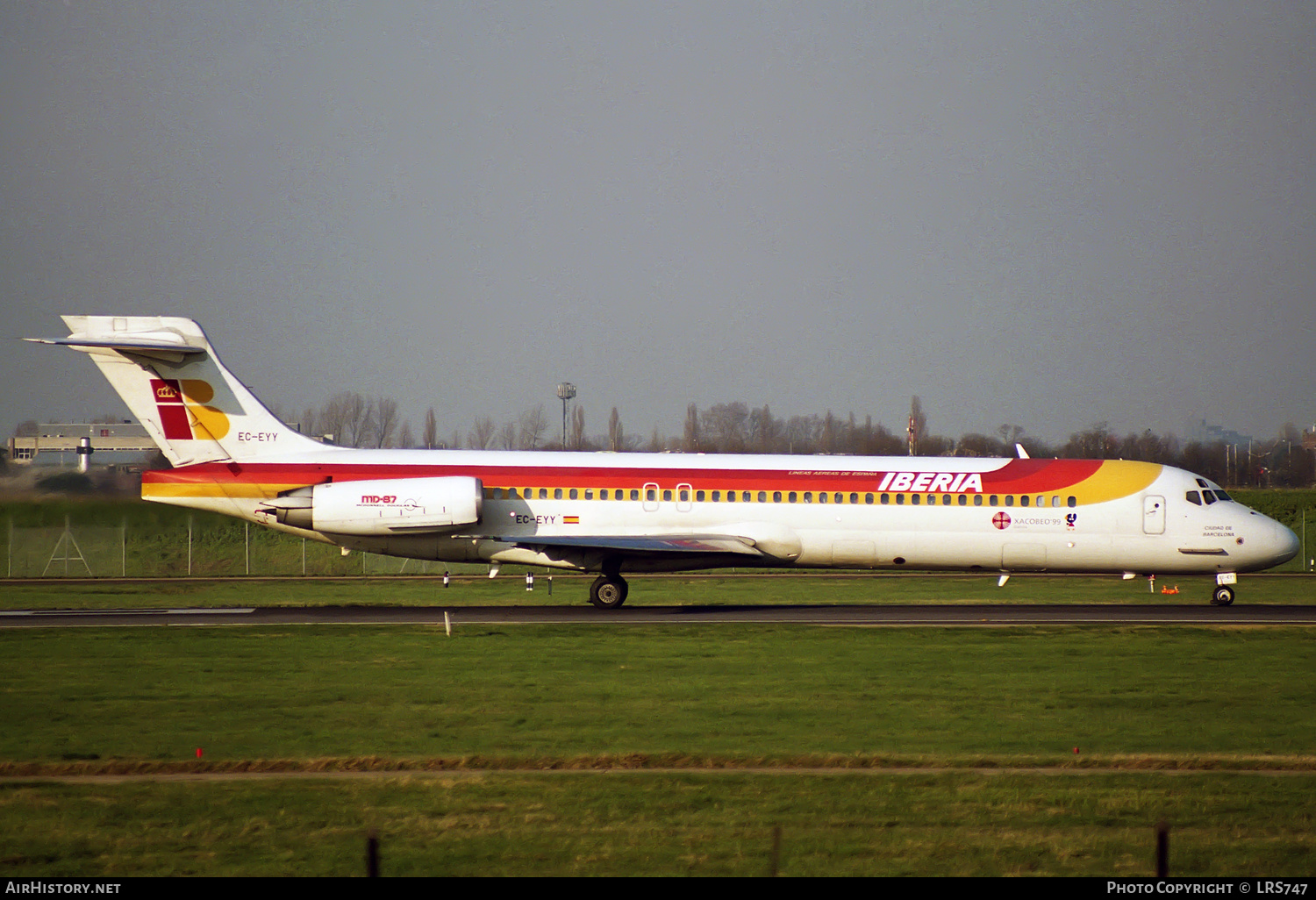 Aircraft Photo of EC-EYY | McDonnell Douglas MD-87 (DC-9-87) | Iberia | AirHistory.net #322931