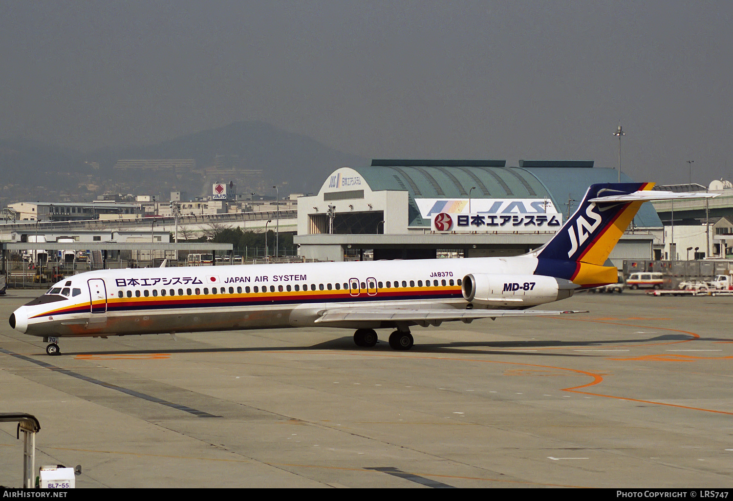 Aircraft Photo of JA8370 | McDonnell Douglas MD-87 (DC-9-87) | Japan Air System - JAS | AirHistory.net #322932