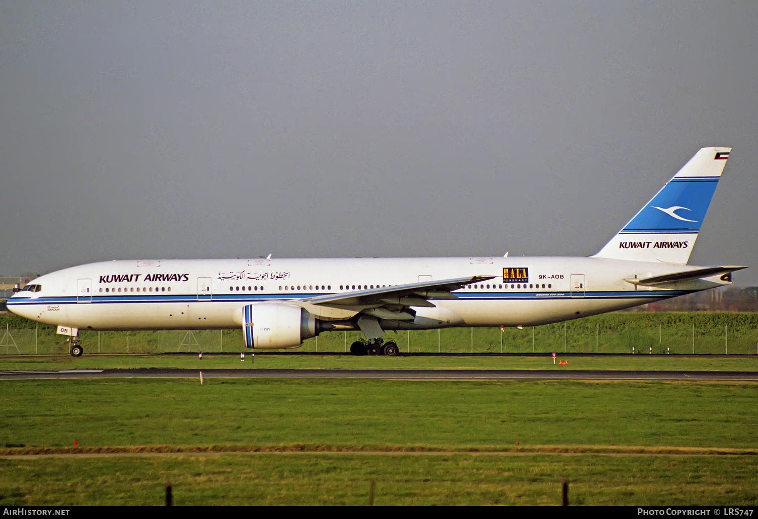 Aircraft Photo of 9K-AOB | Boeing 777-269/ER | Kuwait Airways | AirHistory.net #322954