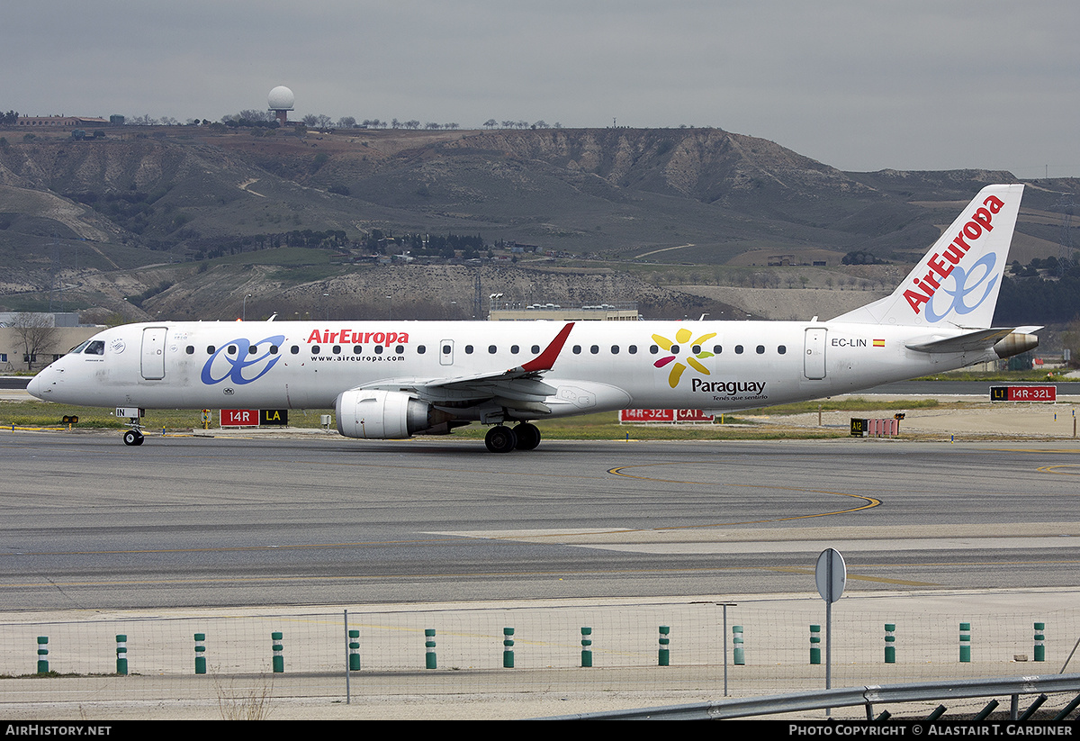 Aircraft Photo of EC-LIN | Embraer 195LR (ERJ-190-200LR) | Air Europa | AirHistory.net #322962