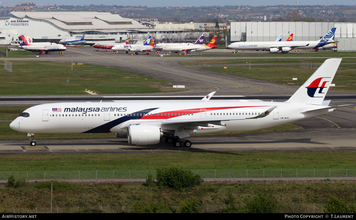 Aircraft Photo of 9M-MAE | Airbus A350-941 | Malaysia Airlines | AirHistory.net #322987