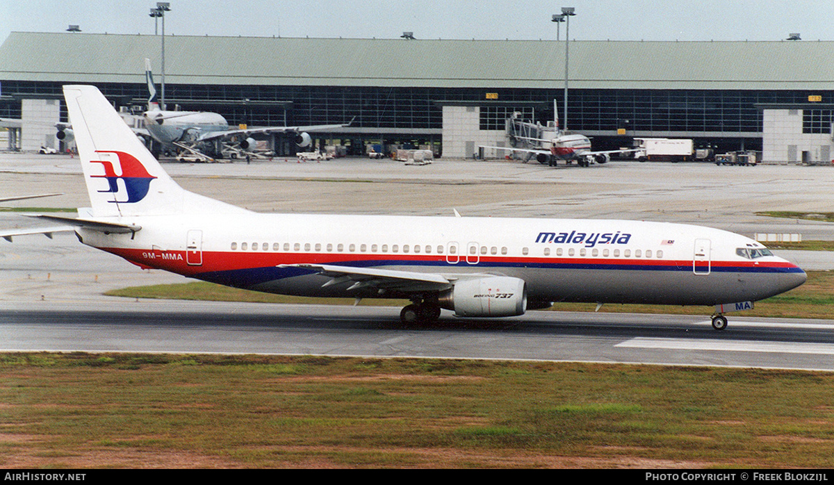 Aircraft Photo of 9M-MMA | Boeing 737-4H6 | Malaysia Airlines | AirHistory.net #322995