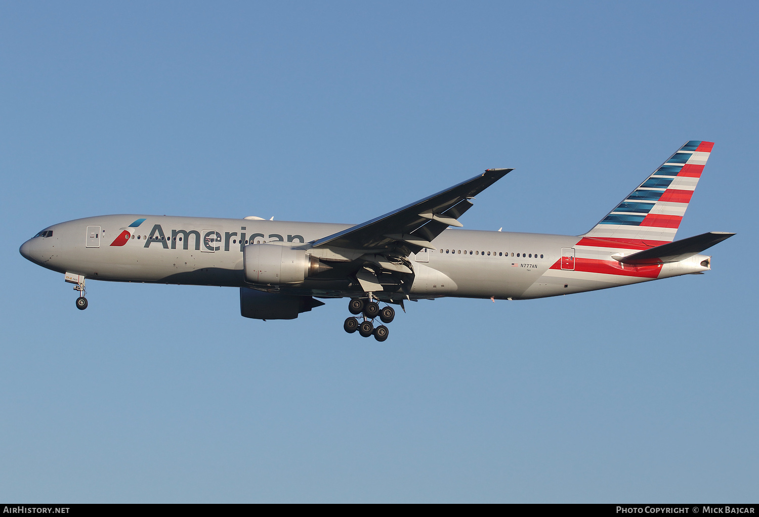 Aircraft Photo of N777AN | Boeing 777-223/ER | American Airlines | AirHistory.net #323011