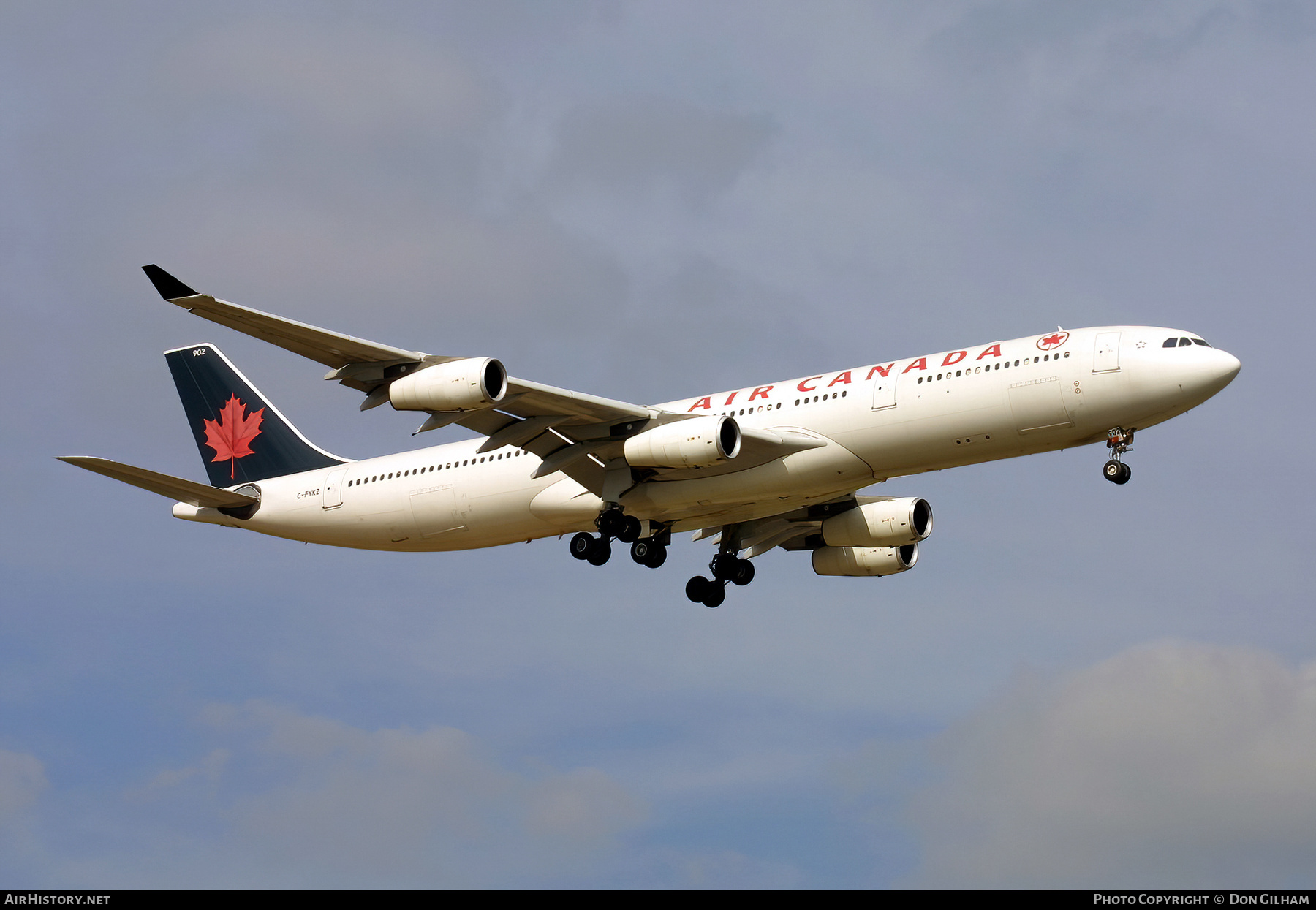 Aircraft Photo of C-FYKZ | Airbus A340-313 | Air Canada | AirHistory.net #323031