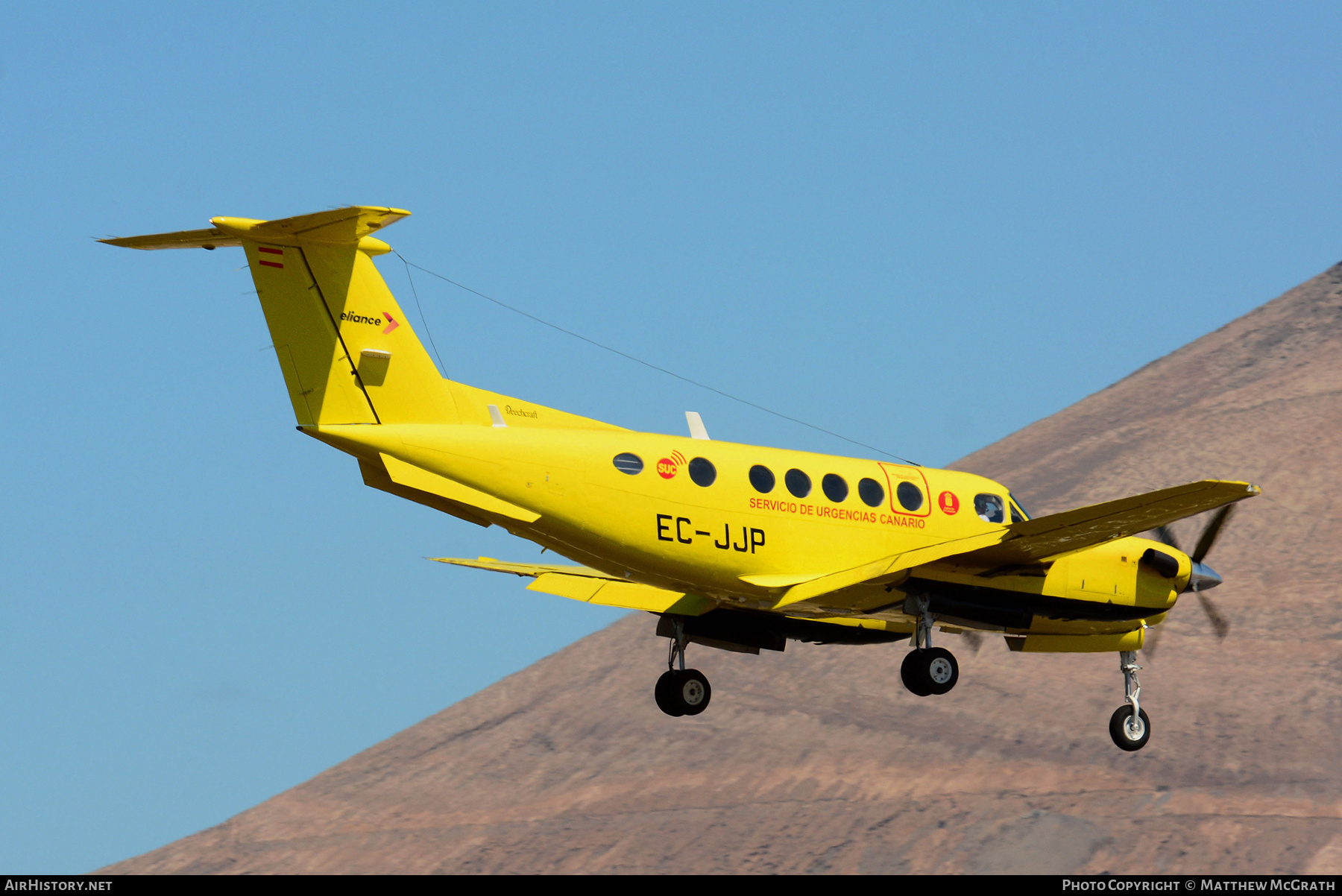 Aircraft Photo of EC-JJP | Beech 200 Super King Air | Servicio de Urgencias Canario - SUC | AirHistory.net #323034