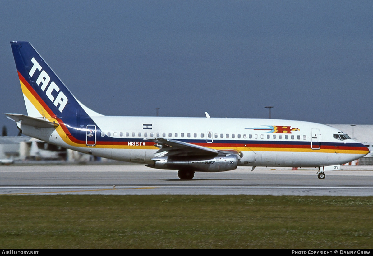 Aircraft Photo of N135TA | Boeing 737-222 | TACA - Transportes Aéreos Centro Americanos | AirHistory.net #323036