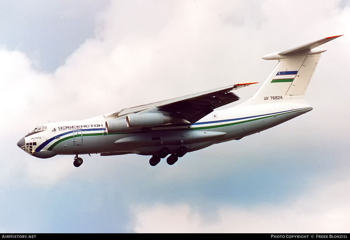 Aircraft Photo of UK-76824 | Ilyushin Il-76TD | Uzbekistan Airways | AirHistory.net #323040