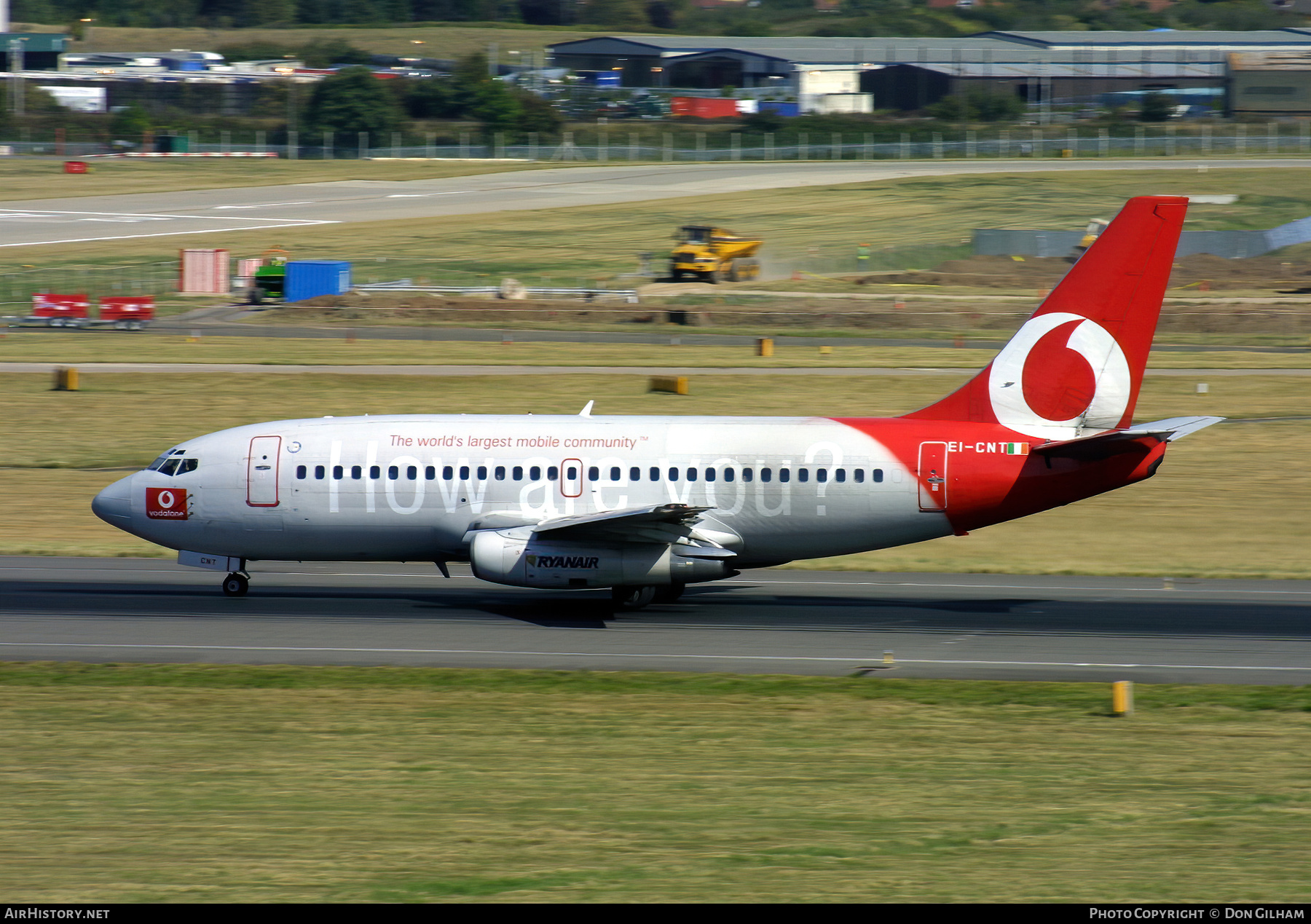 Aircraft Photo of EI-CNT | Boeing 737-230/Adv | Ryanair | AirHistory.net #323050