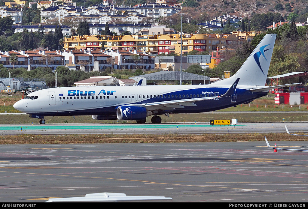 Aircraft Photo of YR-BML | Boeing 737-82R | Blue Air | AirHistory.net #323051