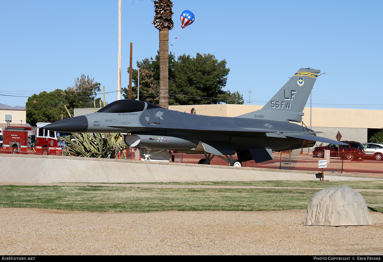 Aircraft Photo of 81-0687 | General Dynamics F-16A Fighting Falcon | USA - Air Force | AirHistory.net #323056
