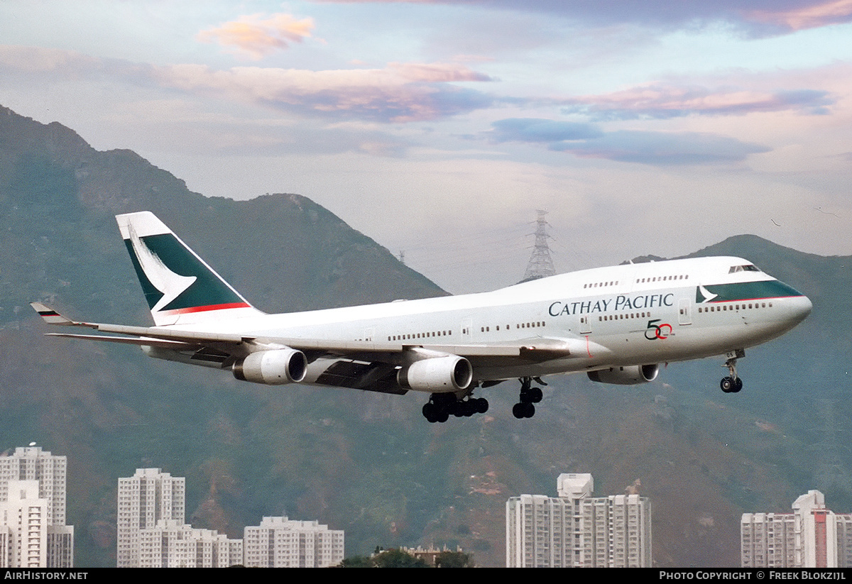Aircraft Photo of VR-HUG | Boeing 747-467 | Cathay Pacific Airways | AirHistory.net #323061