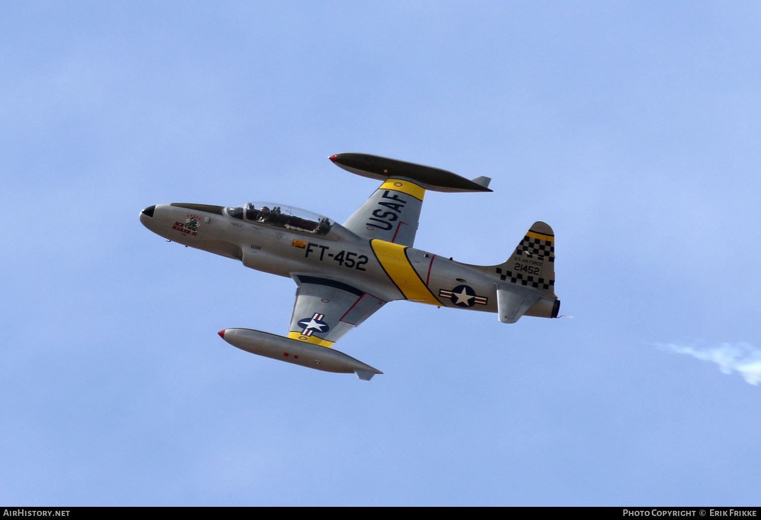 Aircraft Photo of N133HH / 21452 | Canadair CT-133 Silver Star 3 | USA - Air Force | AirHistory.net #323068