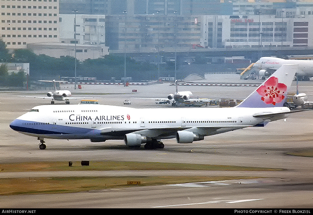 Aircraft Photo of B-161 | Boeing 747-409 | China Airlines | AirHistory.net #323087