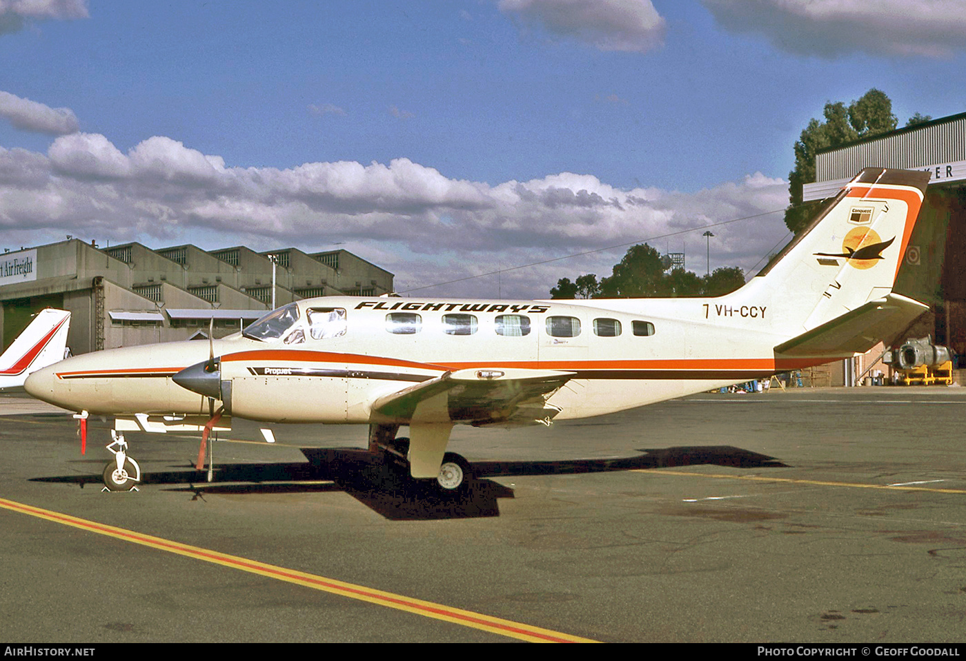 Aircraft Photo of VH-CCY | Cessna 441 Conquest | Flightways | AirHistory.net #323094