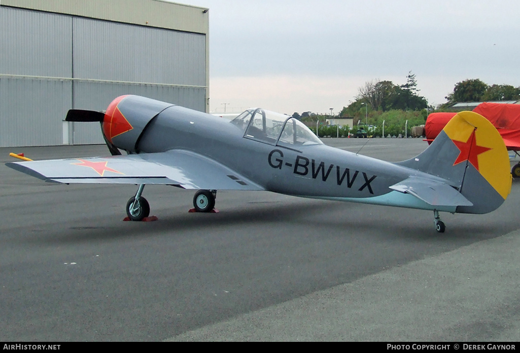 Aircraft Photo of G-BWWX | Yakovlev Yak-50 | AirHistory.net #323102