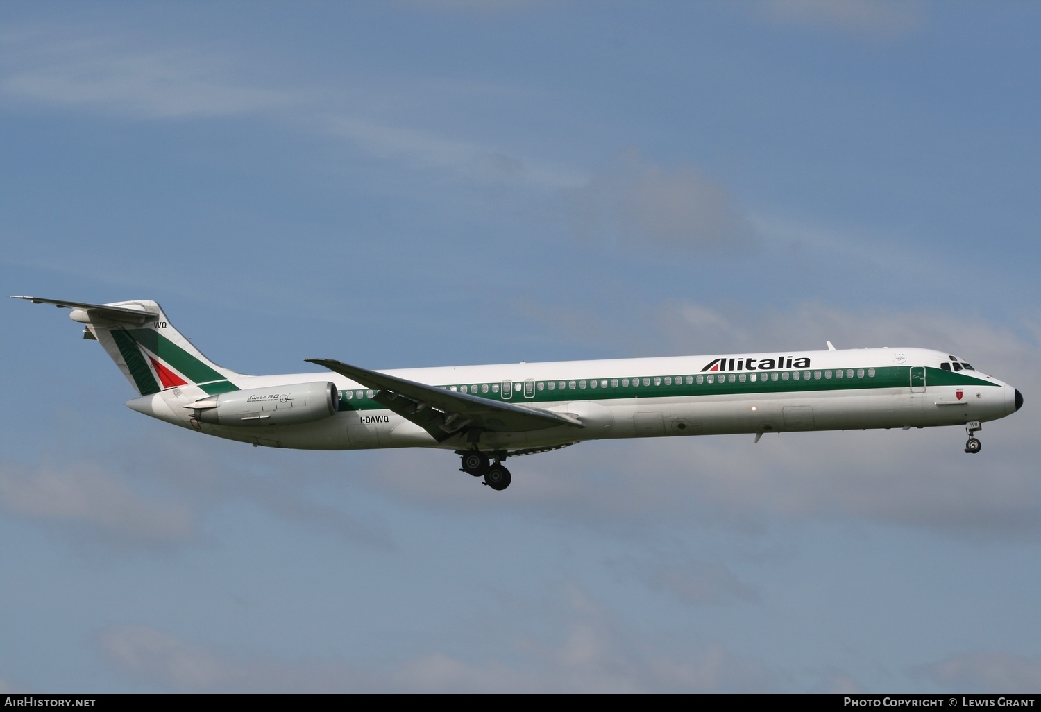 Aircraft Photo of I-DAWQ | McDonnell Douglas MD-82 (DC-9-82) | Alitalia | AirHistory.net #323106