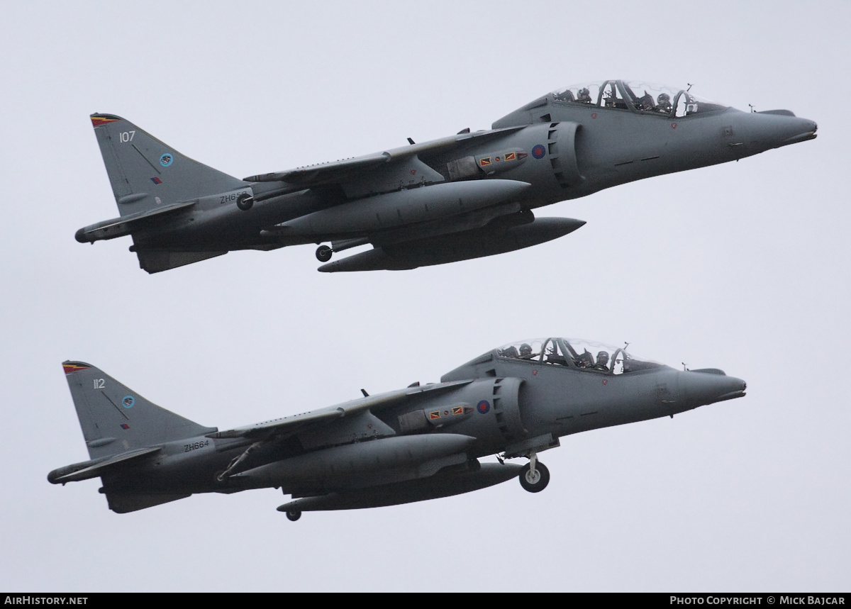 Aircraft Photo of ZH659 | British Aerospace Harrier T10 | UK - Air Force | AirHistory.net #323142