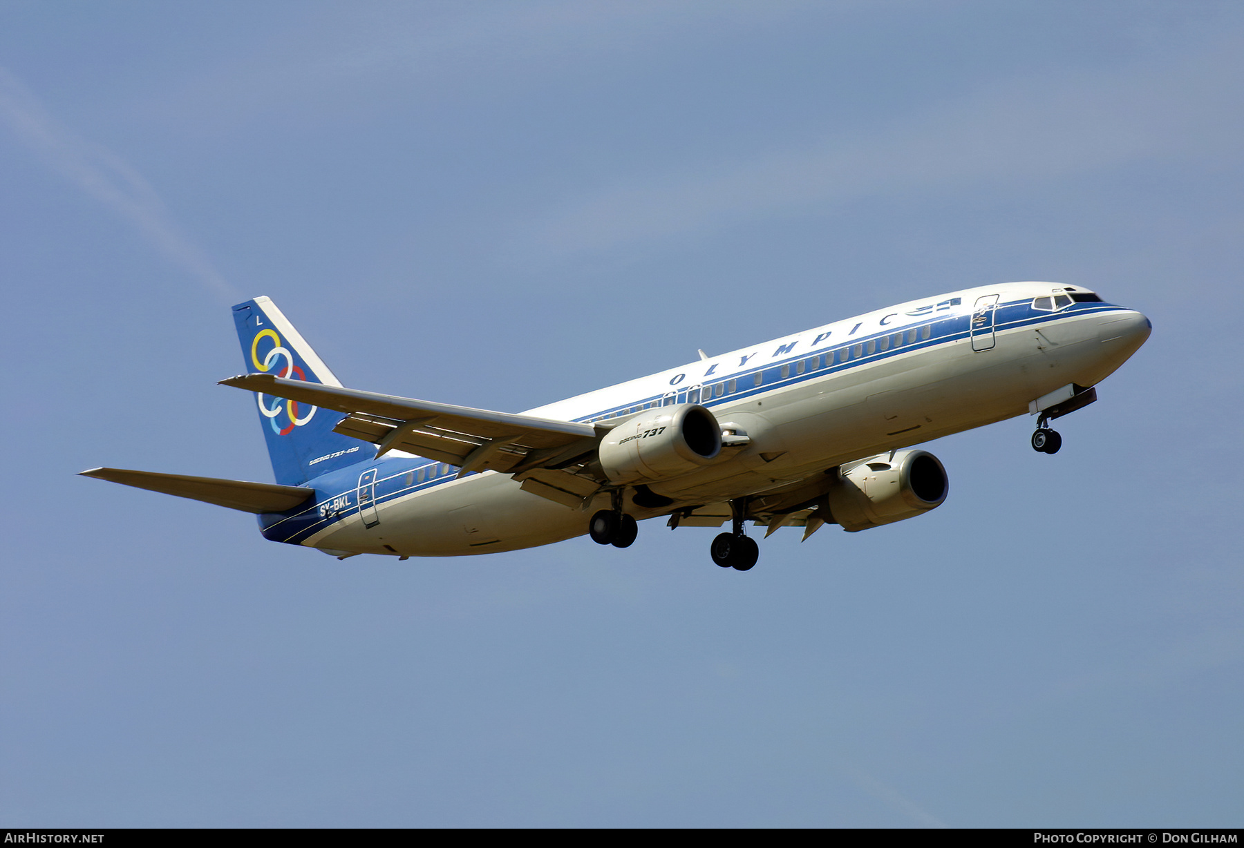 Aircraft Photo of SX-BKL | Boeing 737-4Y0 | Olympic | AirHistory.net #323148