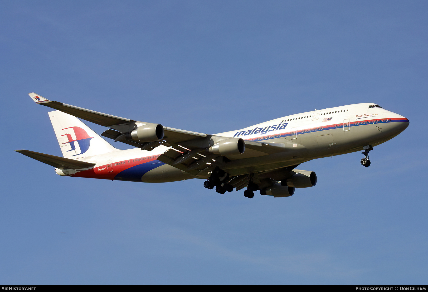 Aircraft Photo of 9M-MPG | Boeing 747-4H6 | Malaysia Airlines | AirHistory.net #323153