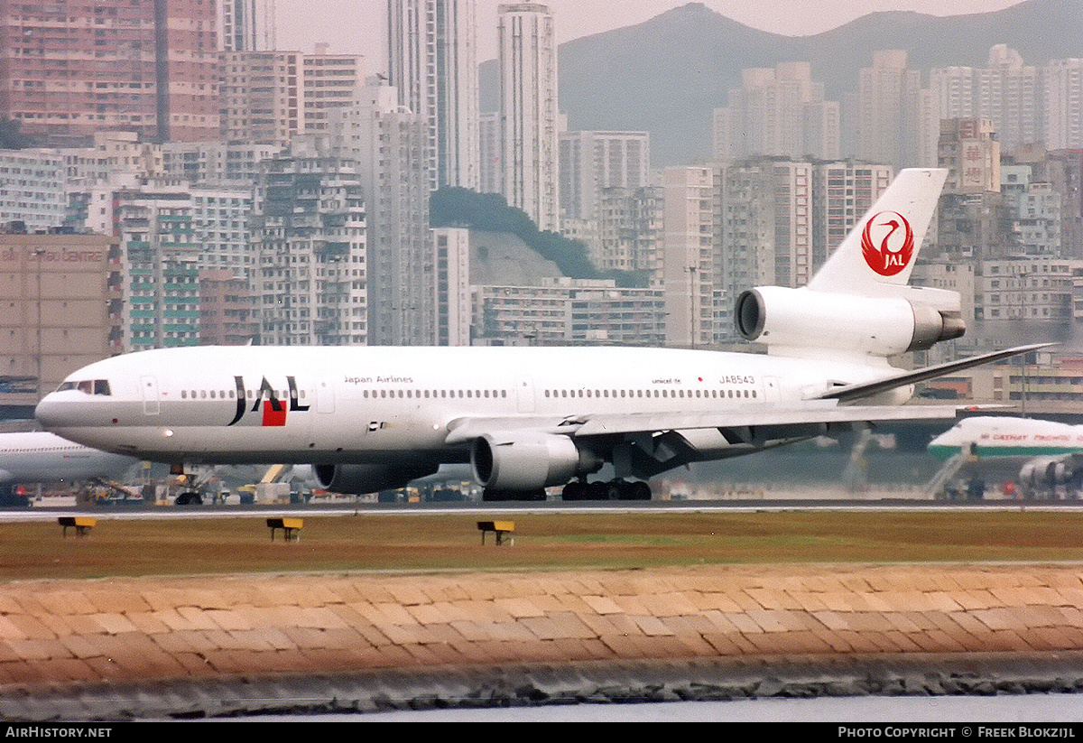 Aircraft Photo of JA8543 | McDonnell Douglas DC-10-40 | Japan Airlines - JAL | AirHistory.net #323170