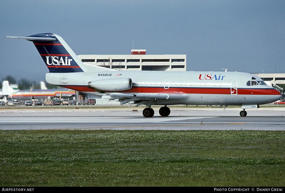 Aircraft Photo of N456US | Fokker F28-1000 Fellowship | USAir | AirHistory.net #323175