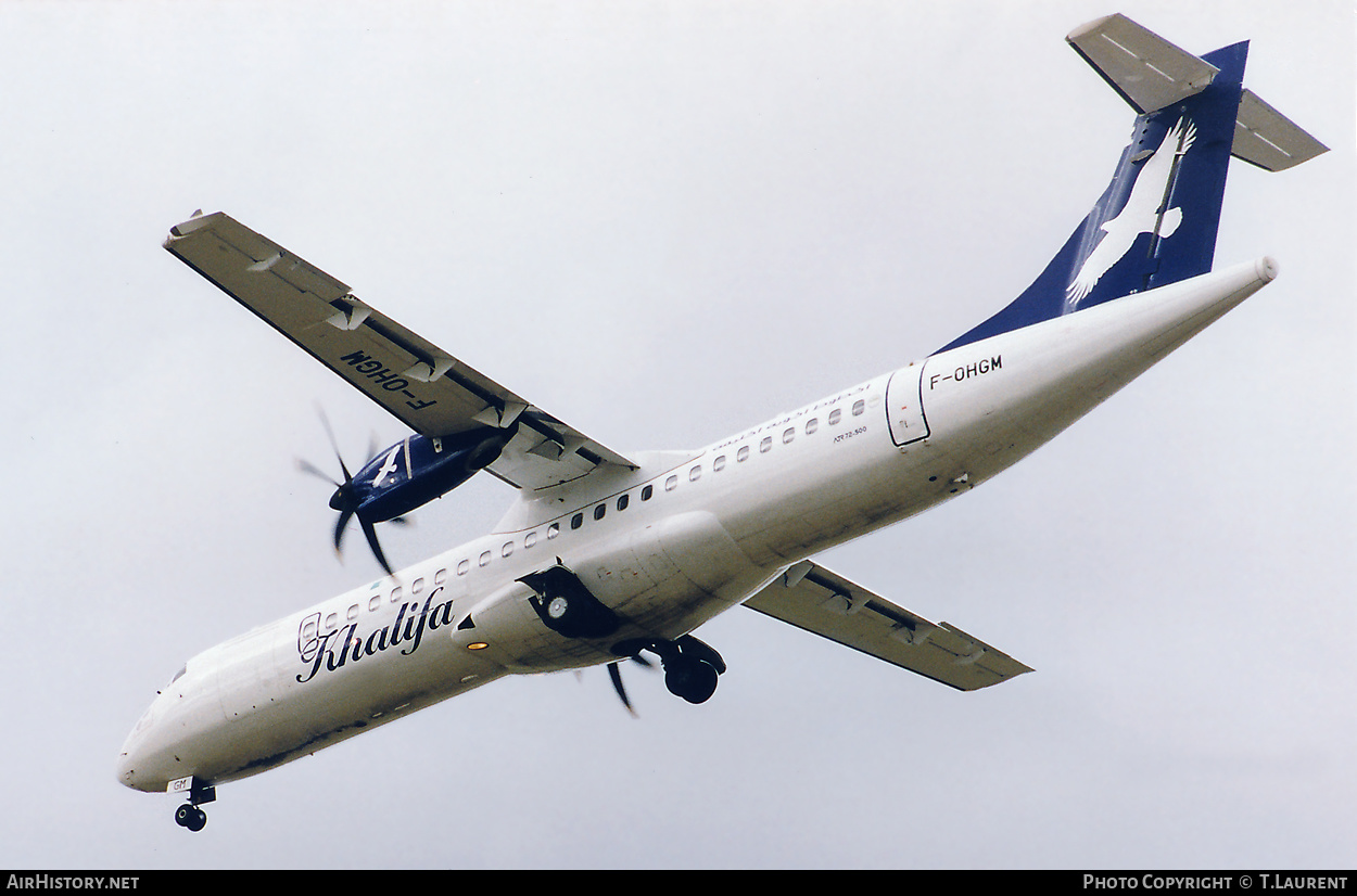 Aircraft Photo of F-OHGM | ATR ATR-72-500 (ATR-72-212A) | Khalifa Airways | AirHistory.net #323179