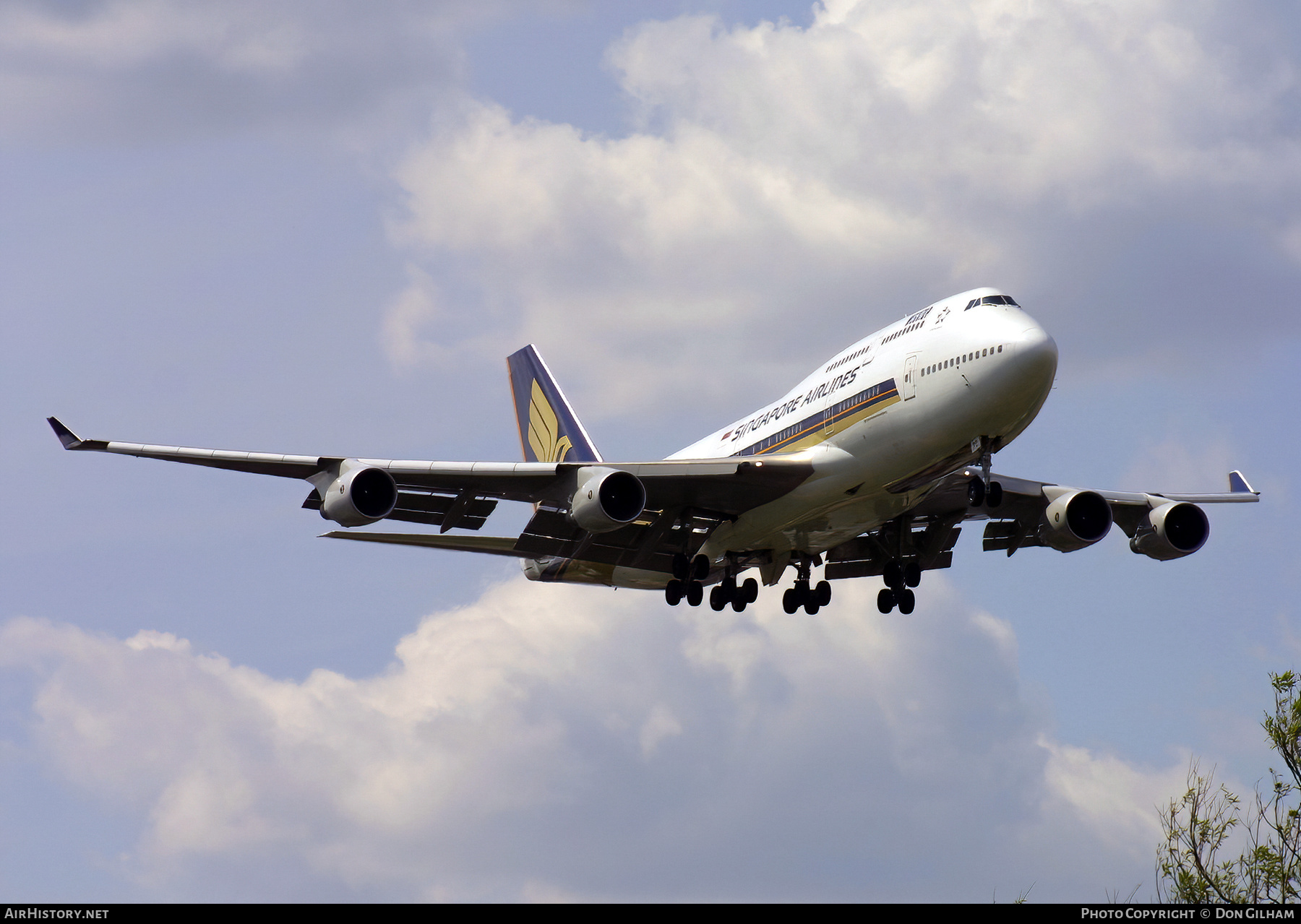 Aircraft Photo of 9V-SPO | Boeing 747-412 | Singapore Airlines | AirHistory.net #323186