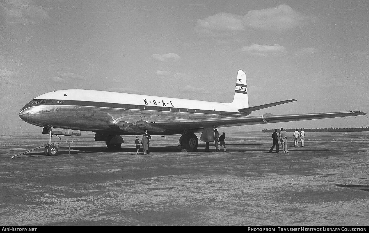 Aircraft Photo of G-ALZK | De Havilland D.H. 106 Comet 1 | BOAC - British Overseas Airways Corporation | AirHistory.net #323190