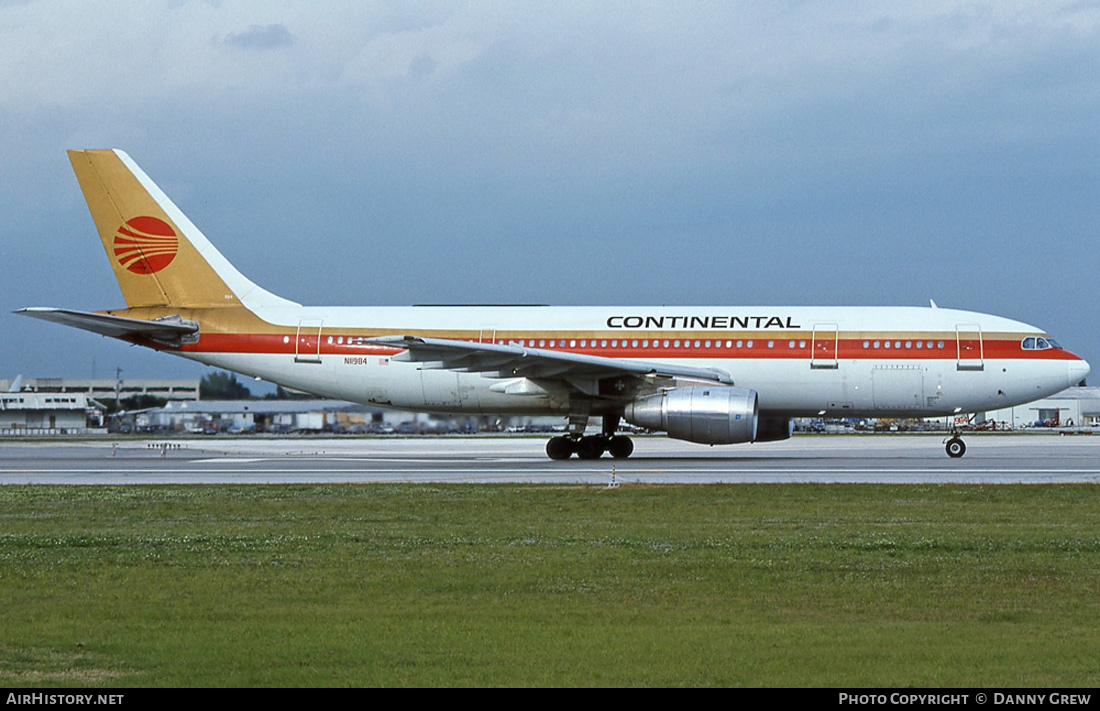 Aircraft Photo of N11984 | Airbus A300B4-103 | Continental Airlines | AirHistory.net #323227