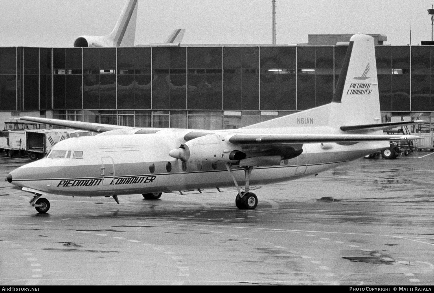 Aircraft Photo of N61AN | Fokker F27-600 Friendship | Piedmont Commuter | AirHistory.net #323242