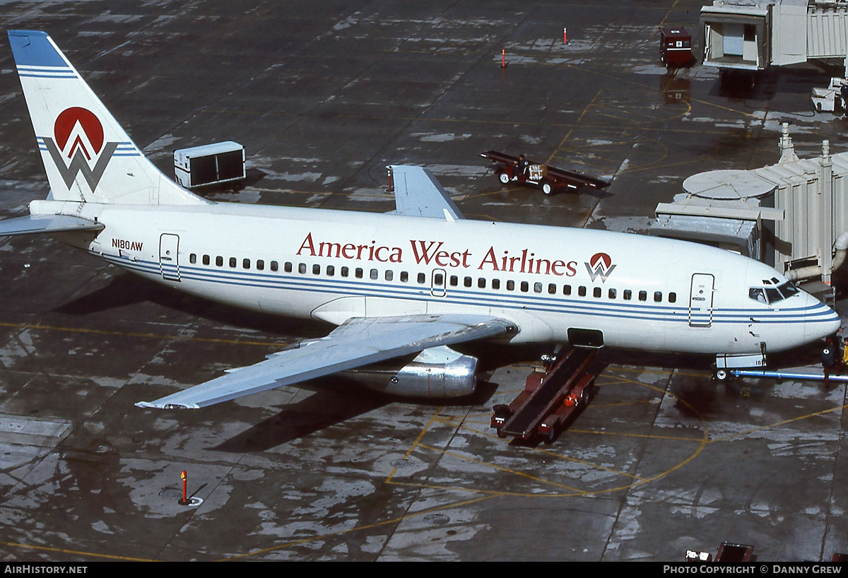 Aircraft Photo of N180AW | Boeing 737-277/Adv | America West Airlines | AirHistory.net #323339