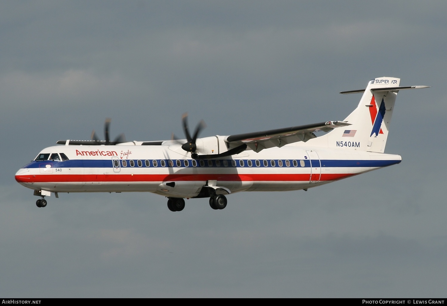 Aircraft Photo of N540AM | ATR ATR-72-500 (ATR-72-212A) | American Eagle | AirHistory.net #323345
