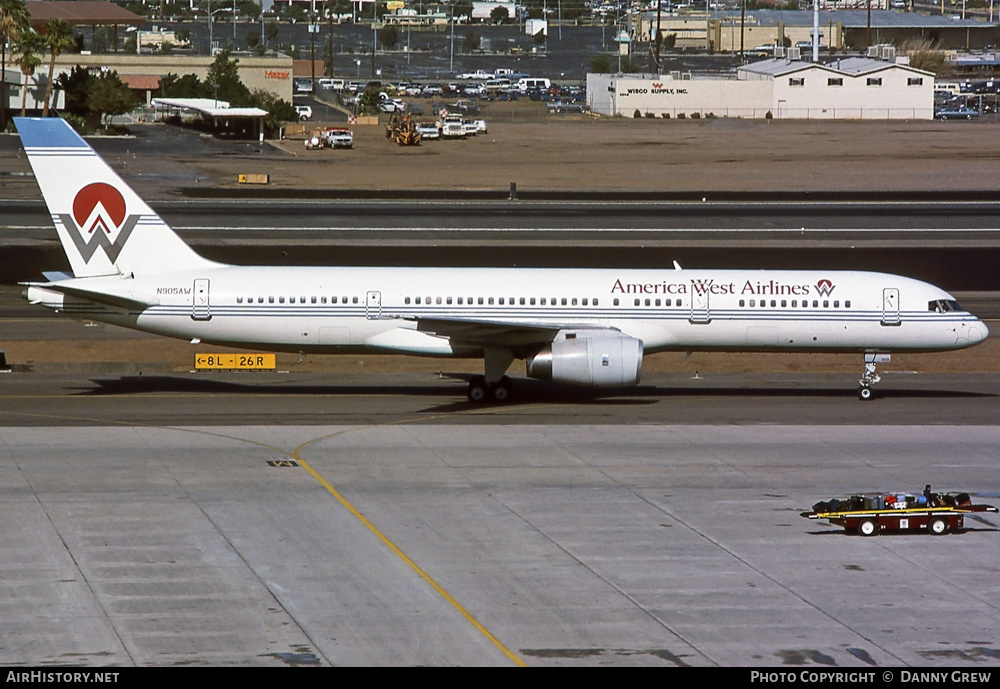 Aircraft Photo of N905AW | Boeing 757-2S7 | America West Airlines | AirHistory.net #323360