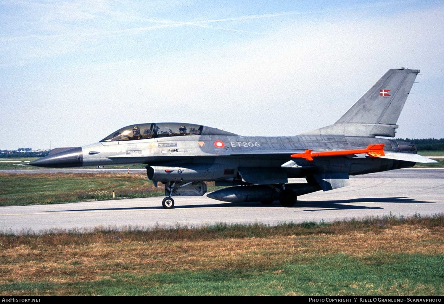 Aircraft Photo of ET-206 / 78-0206 | General Dynamics F-16B Fighting Falcon | Denmark - Air Force | AirHistory.net #323369